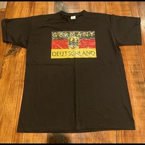 Germany Deutschland Black Tshirt Large
